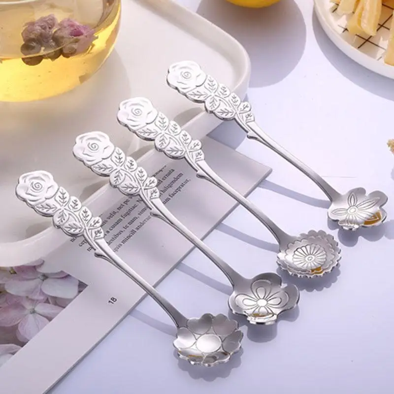 2 шт. Нержавеющая сталь Кофе и Чай Ложка Мини длинная ручка САХАР ЛОЖКА для