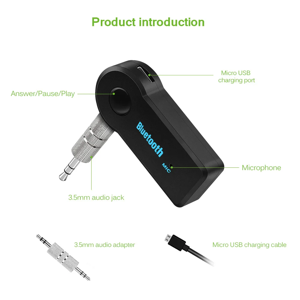 Беспроводной приемник Bluetooth 3 0 универсальный модуль адаптера 5 мм аудиоприемник