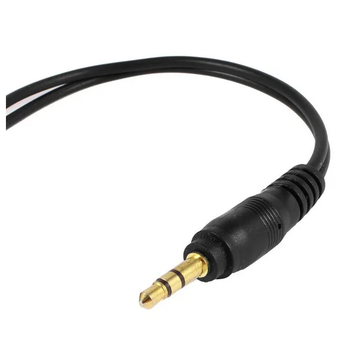 IG 23 см 3 5 мм двойной разъем Штекерный адаптер jack стерео аудио кабель| |
