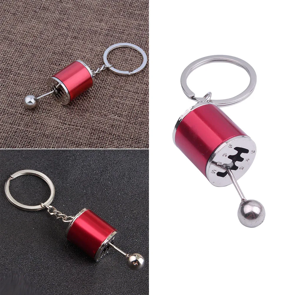 1Pc Simulation Car Modification Gear Shaped Pendant Keyring Keychain for Handbag Phone (Red) | Автомобили и мотоциклы