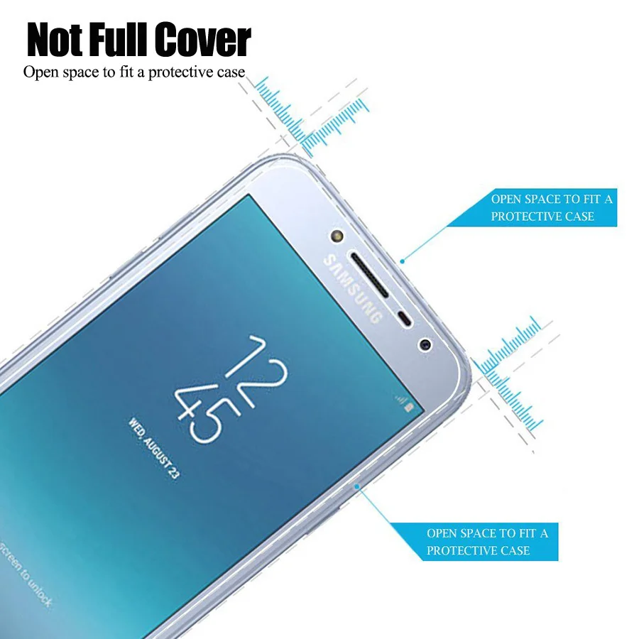 2 шт. Защитная стеклянная пленка для Samsung Galaxy J2 2018 защита экрана Pro 9H закаленное