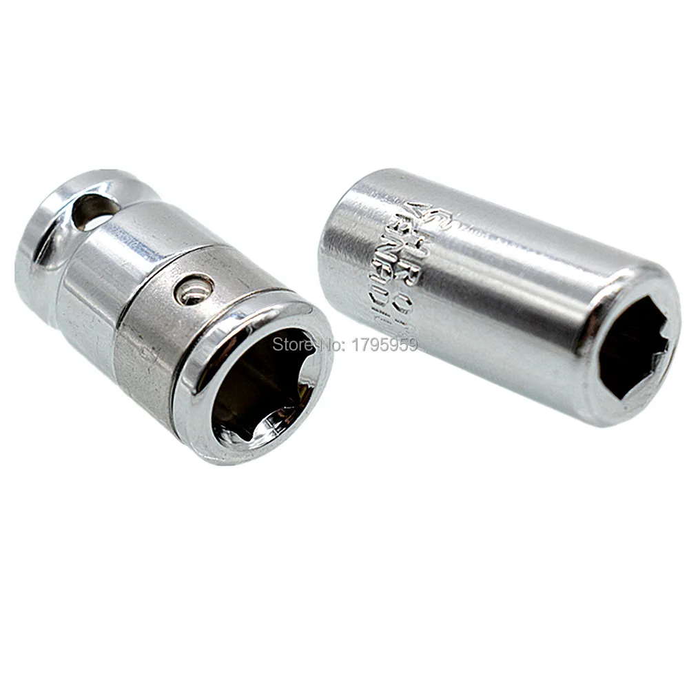 Переходник 1/4 &quot3/8&quot с квадратным диском на &quot10 мм шестигранные наконечники