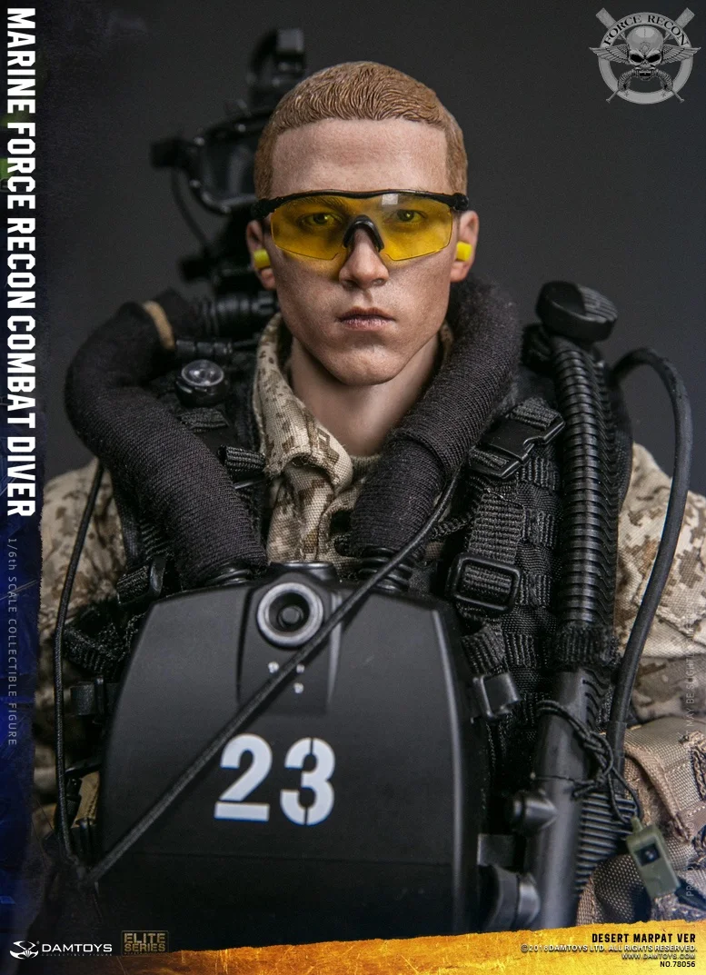 DAMTOYS плотины 1/6 78056 морской пехоты США RECON COMBAT DIVER пустыни MARPAT VER 12 дюймов