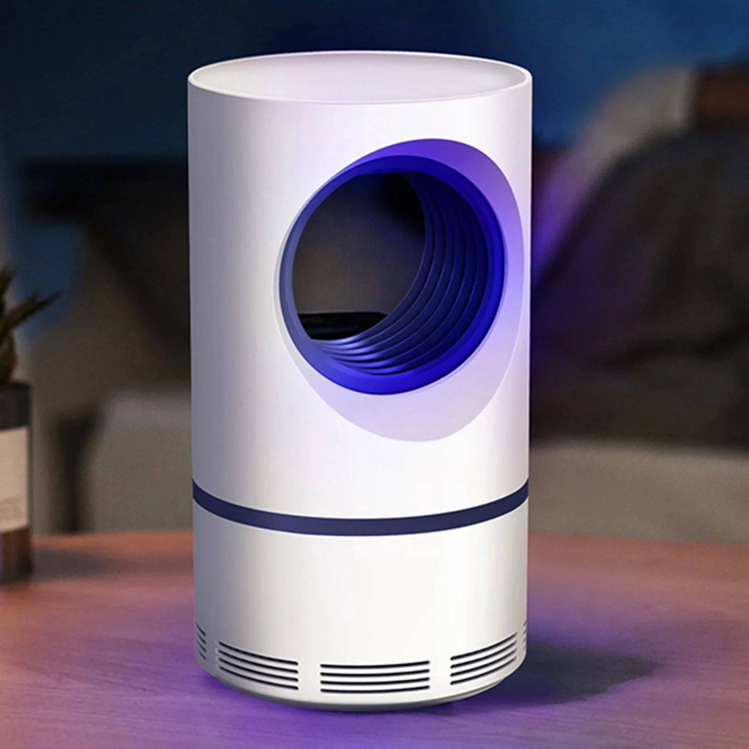 Модная Usb мощная лампа убийца от комаров Светодиодная ловушка для насекомых