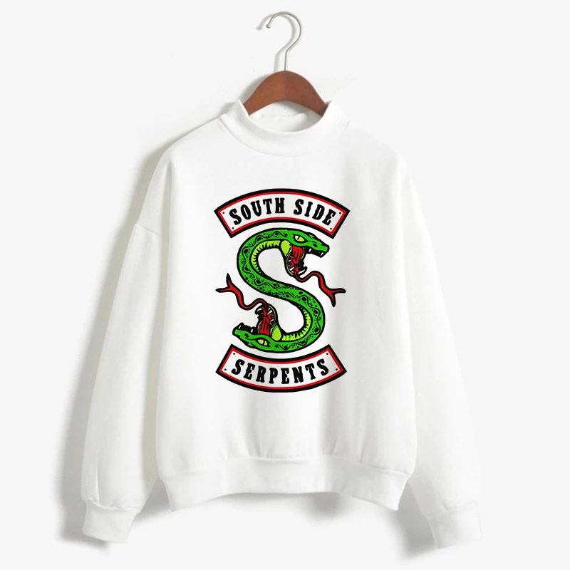 Модные женские толстовки Riverdale свитшоты размера плюс South Side Serpents уличные топы с