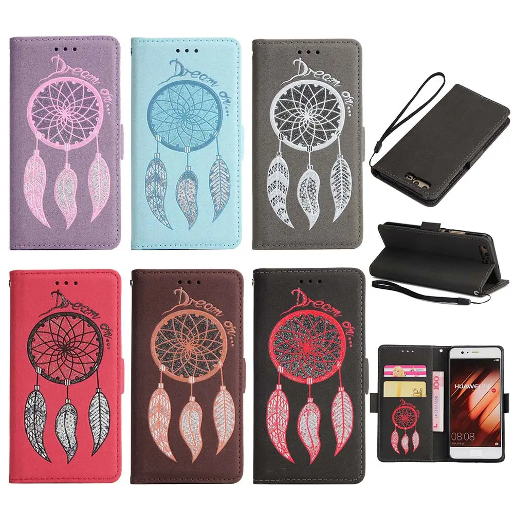 KISSCASE Мода тиснением Музыка Ветра держатель для карт карман чехол телефона Huawei P10