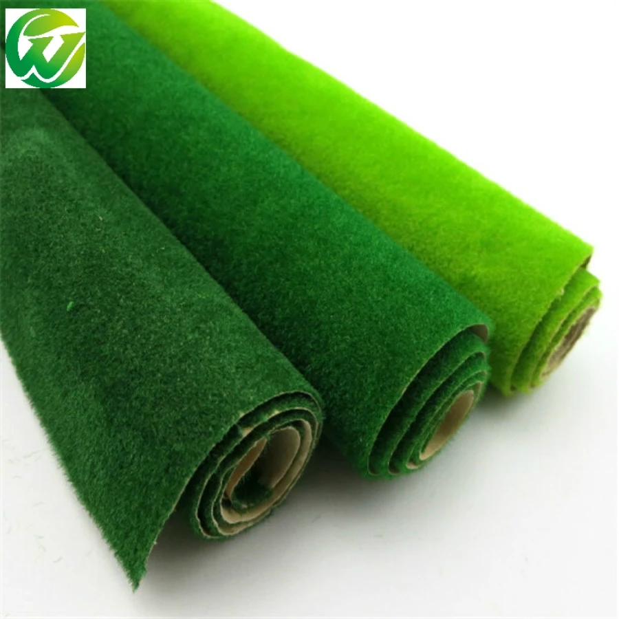 

HO O N Scale 0.5x2.5m Grass Mat Scale 2pcs/lot Model Green Carpet For Architectural Model Making Scenery Train Layout