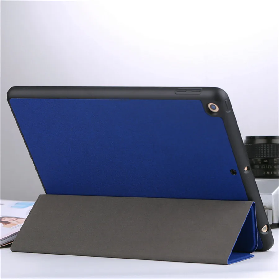 For Apple iPad 9.7 2018 2017 Case With Pencil Holder A1822 A1893 Tablet Cover Air 1 2 Funda +free screen protector+pen | Компьютеры и