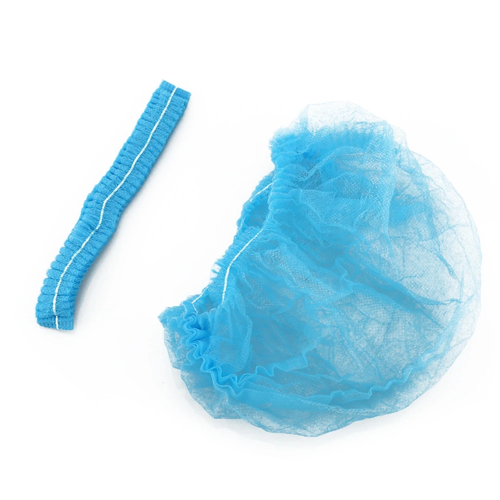 Новинка 100 шт одноразовая шапочка для тату Женская кепка мужская плиссированная