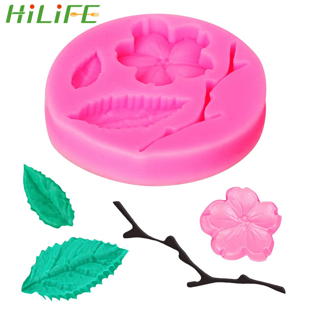 Форма для конфет в форме цветка HILIFE 3D силиконовая форма самостоятельного