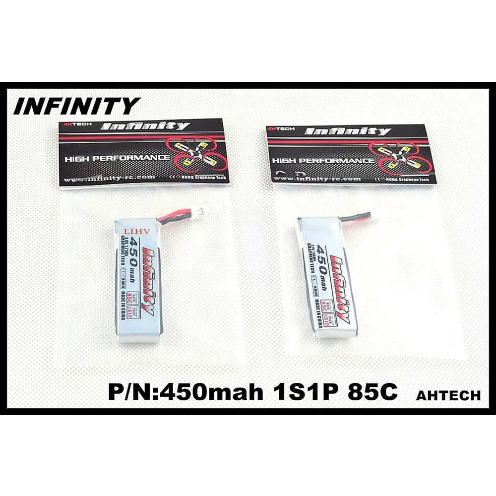 2 шт. для AHTECH 3 7 V 8 450mAh 85C 1S перезаряжаемая литиевая и PH2.0 вилка Lipo батарея моделей RC