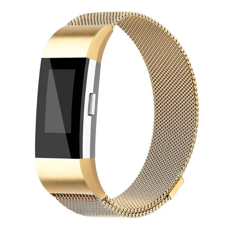 2 шт. браслеты из нержавеющей стали ремешок для часов разъемы Fitbit Charge