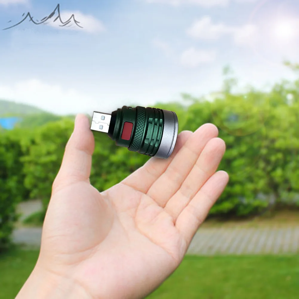 Светодиодный мини фонарик Sanyi с USB интерфейсом карманный фонарь фокусировкой и 3