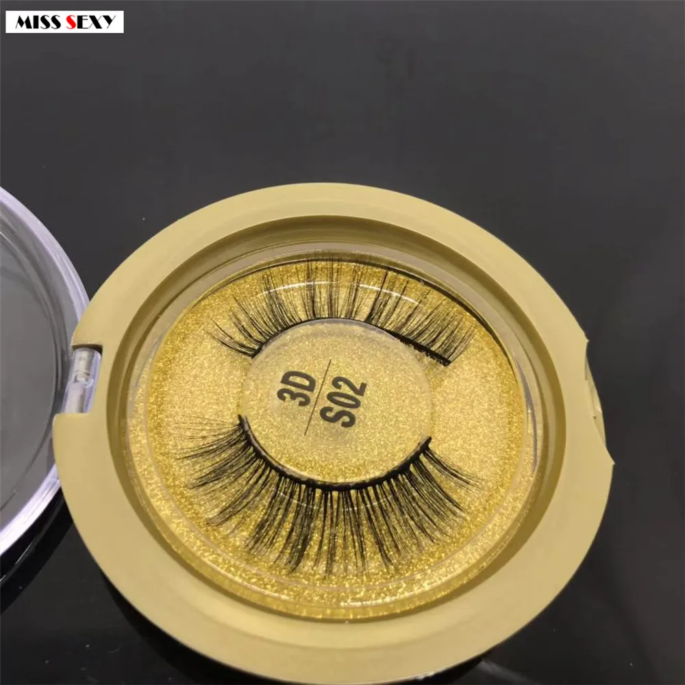 Misssexy lash natural 3D Mink False Eyelashes Lashes Thick HandMade Fake Makeup Eyelash kit beautiful package3ds32 | Красота и