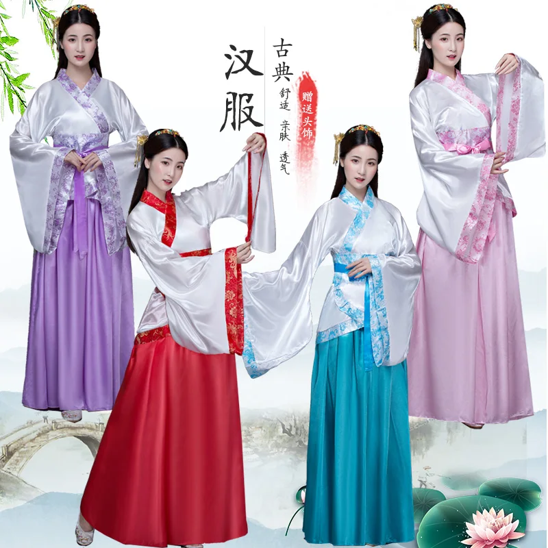 

Новое поступление 2019, популярный полиэстеровый костюм Hanfu Disfraz, Древняя китайская сказочная принцесса, костюм для классических танцев, кост...