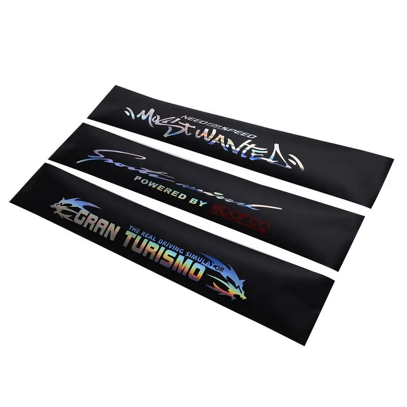 Автомобильный солнцезащитный козырек декоративные наклейки лазерные