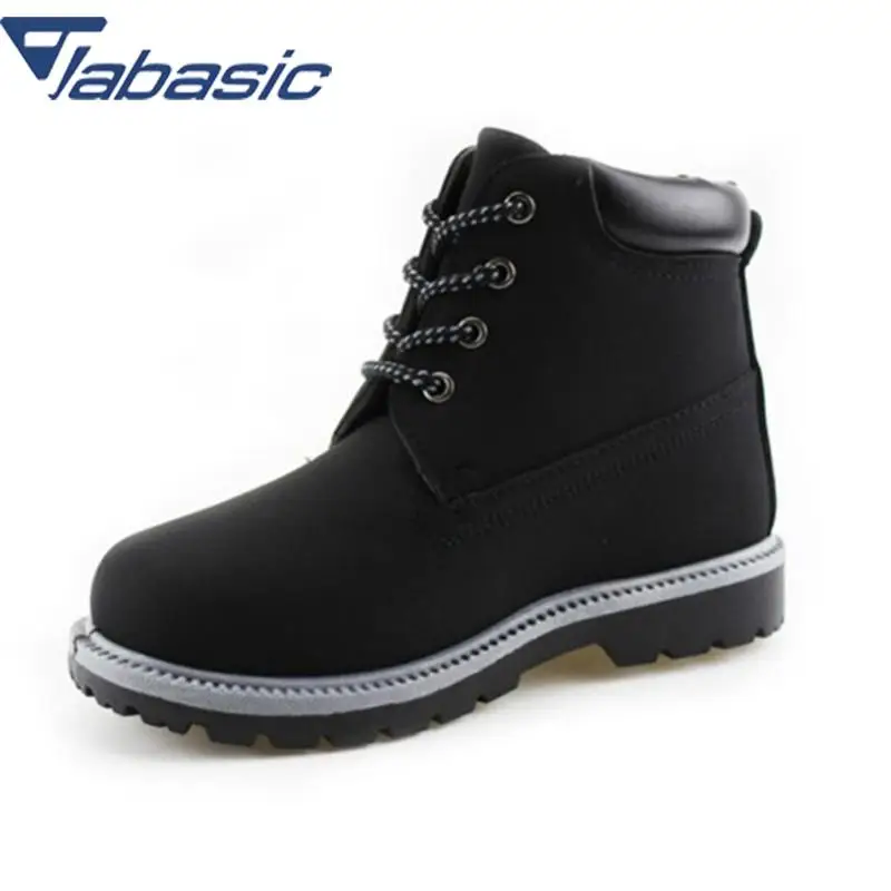 JABASIC Kids Shoes 2019 New Winter PU Leather Boots Boys Non-slip Waterproof Rain Sport Sneakers Children | Мать и ребенок