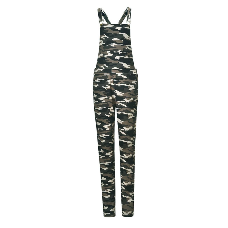 Women Jumpsuit Camouflage Romper Lace Up Ladies Jumpsuits Womens Playsuit Long Trousers Female Rompers Clubwear Party Clothing | Женская