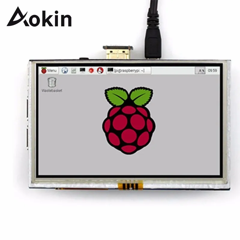 Aokin 5 дюймов 800X480 сенсорный Экран дисплея на тонкопленочных транзисторах