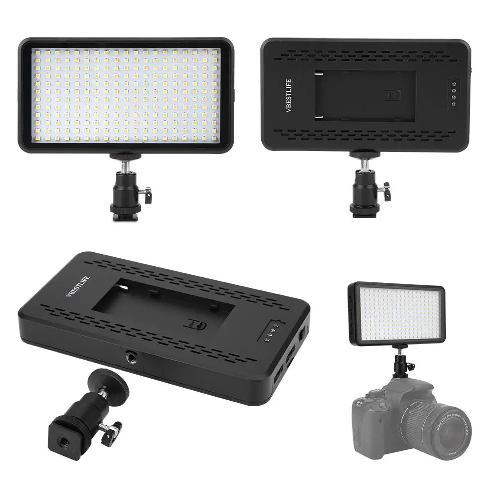 VBESTLIFE W228 228pcs LED 3200K/6000K Светодиодная панель для камеры DSLR видео свет горячая