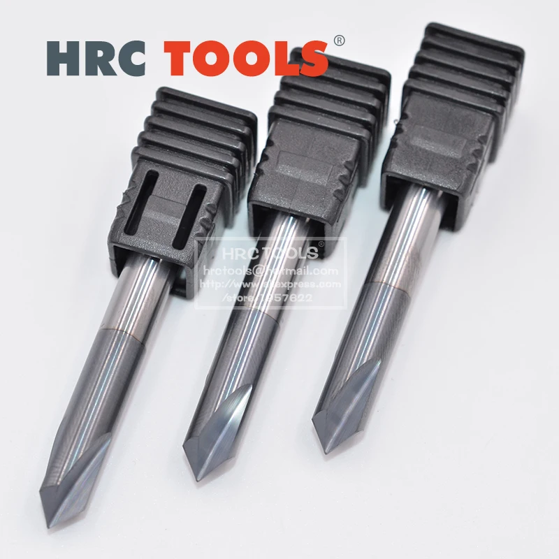 

T3-3Dx120ax50L 120 DEGREE TUNGSTEN STEEL TiAIN COATING CARBIDE CHAMFER ENDMILL