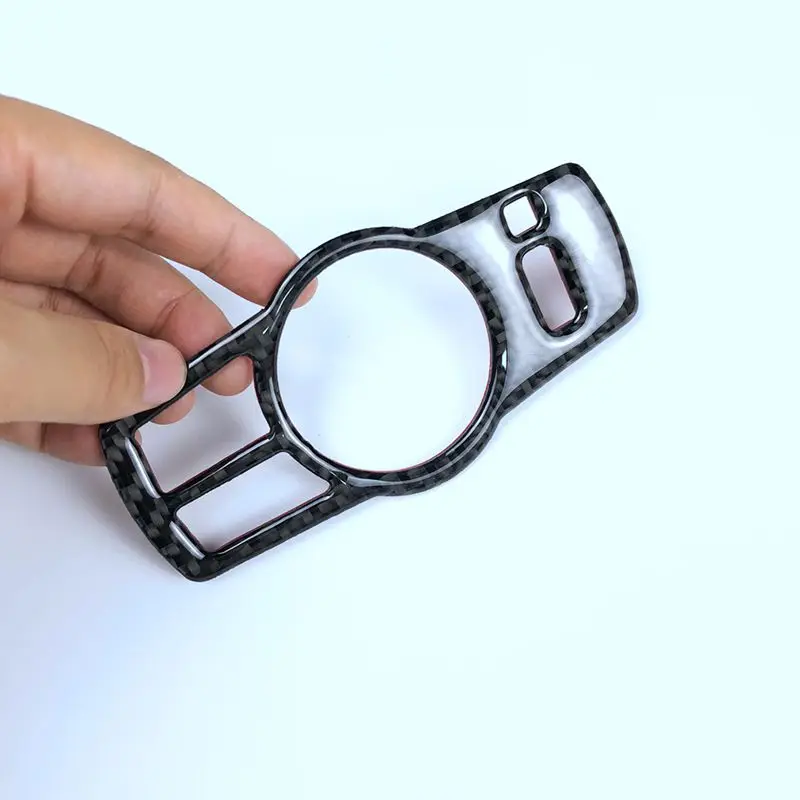 Для Bmw F10 F07 F01 F25 F26 подкладке из углеродного волокна переключатель фар кнопки