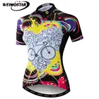 Weimostar быстросохнущая Женская футболка для велоспорта, летняя футболка для горного велосипеда с коротким рукавом, дышащая профессиональная футболка для велоспорта