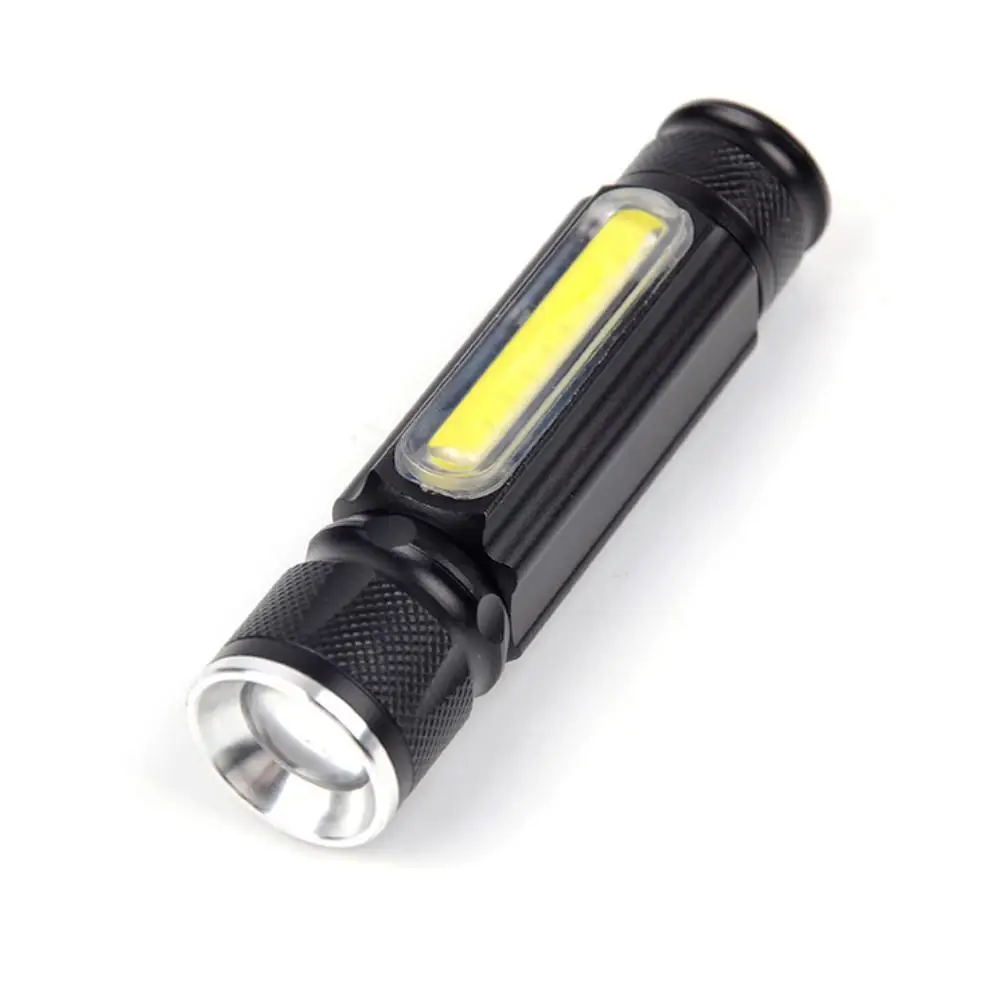 T6 LED 3000 люмен фонарик Регулируемый фокус 4 режима USB Перезаряжаемый задний магнит