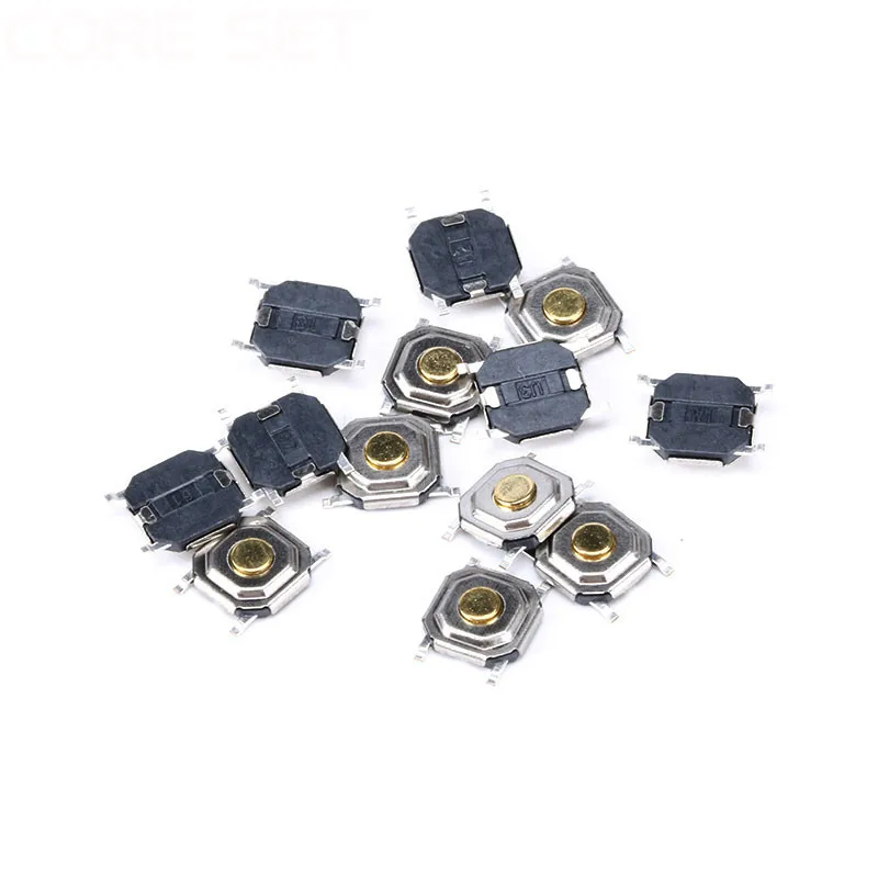 40 шт./лот SMD кнопочный переключатель 4*4*1 5 мм тактильный такт микро