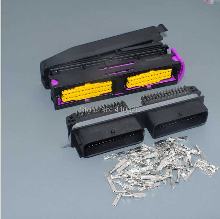 Shhworldsea 1 комплект мужской и женский 56pin Автомобильный штекер гнездо ECU разъем
