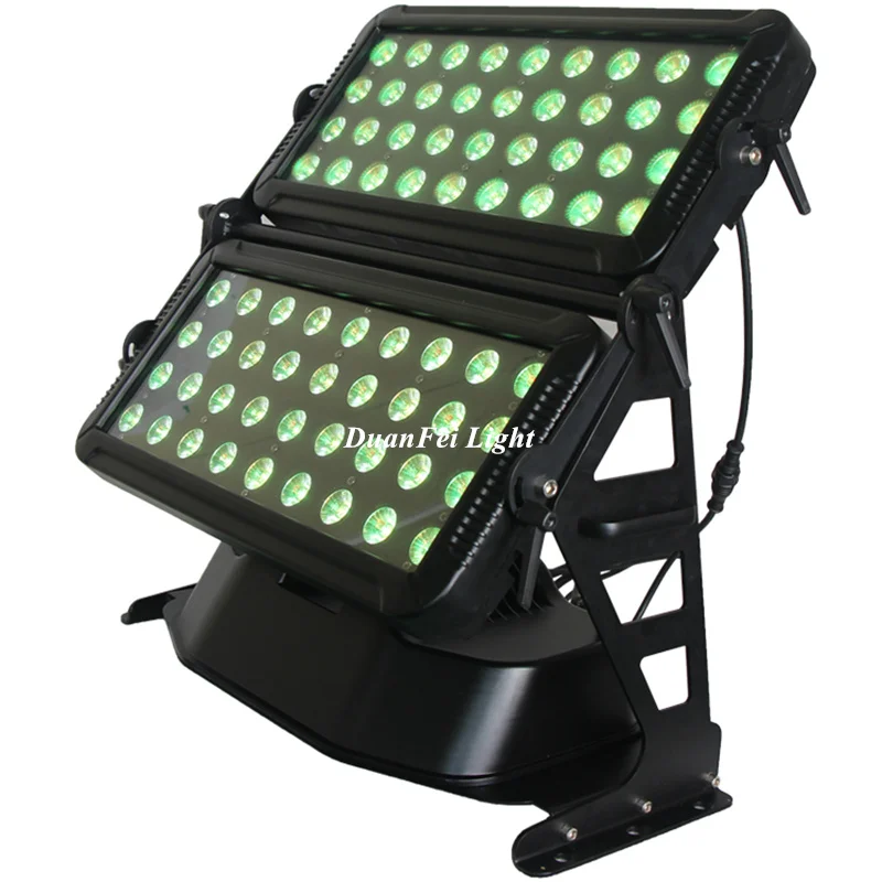 Настенный уличный светодиодный светильник 4 партии водонепроницаемый 72x18 Вт rgbwa uv