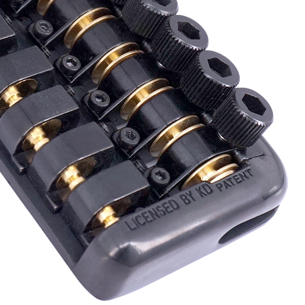 1 Set Durable Iron Headless Electric Guitar Replacement Bridge Roll Ball Nut Tools Black | Спорт и развлечения