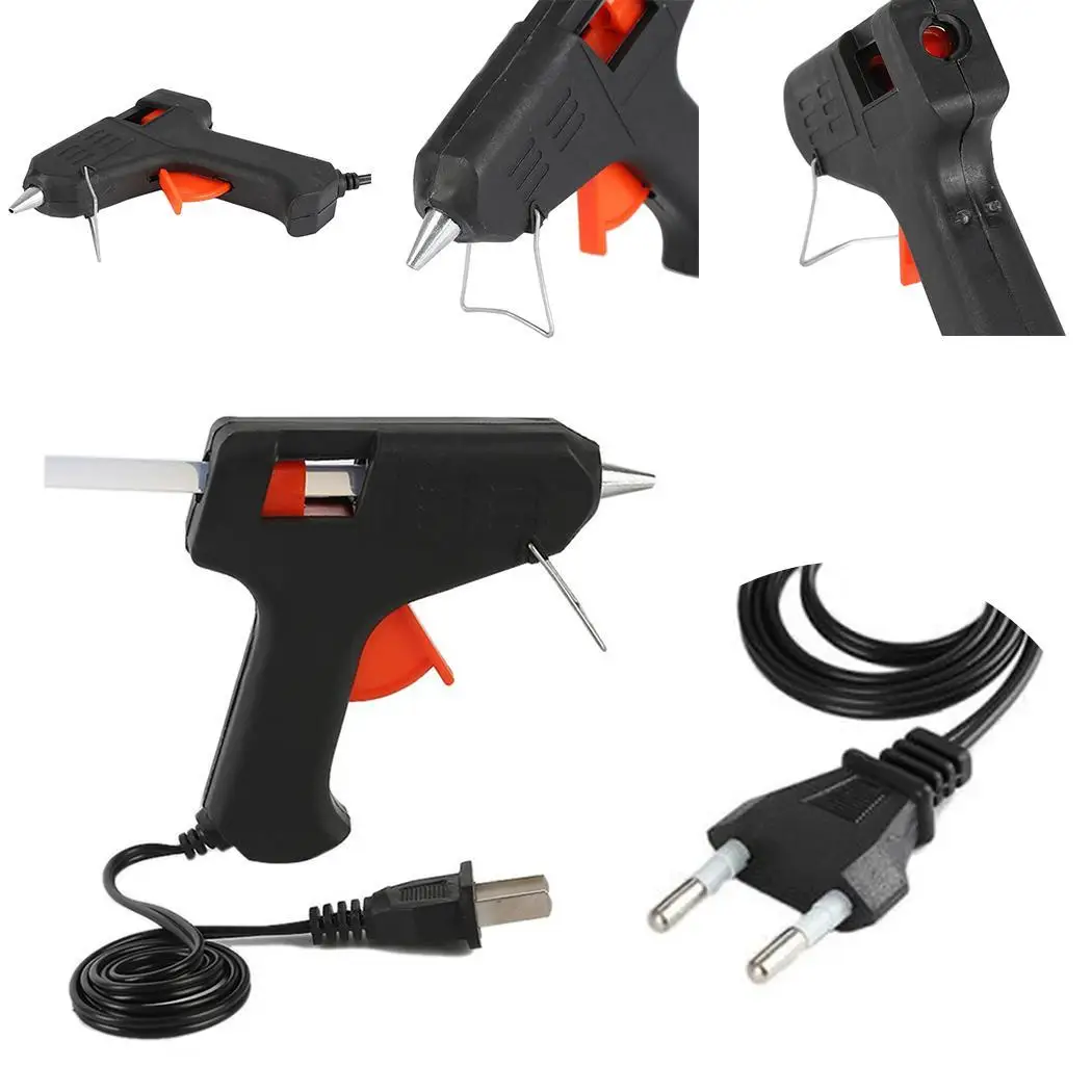 US Plug Новый горячий 20 Вт клеевой пистолет для расплава (не включая клеевые палочки)