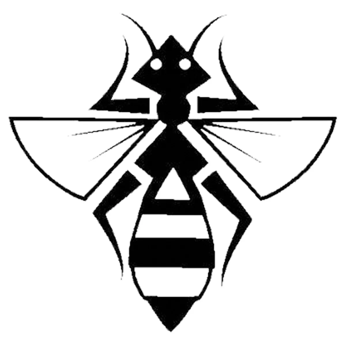 Funny Cartoon Bee Car Window Door Bumper Laptop Motorcycle Decal Vinyl Sticker | Автомобили и мотоциклы