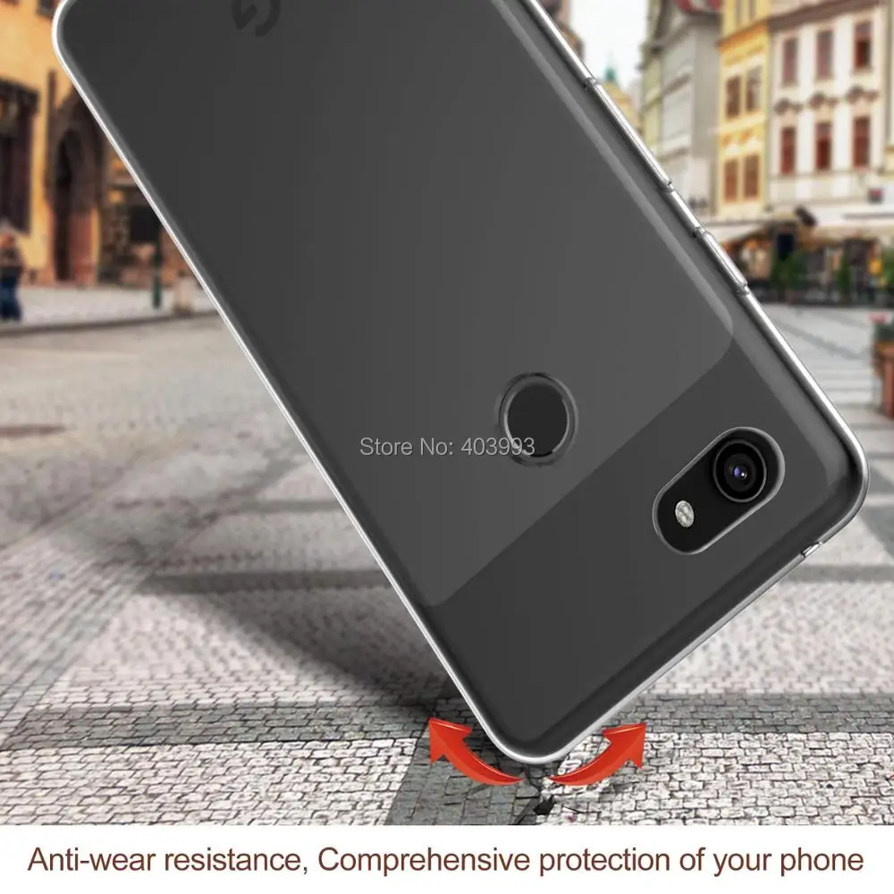 Для Google Pixel 3a чехол XL мягкий силиконовый матовый с полным покрытием из