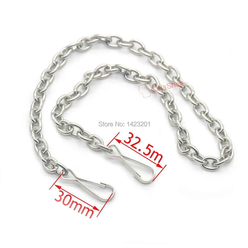 1/2/5 Pcs / Lot 18&quot Steel Chain With Spring Hook Clip For Cash Purse Handbags Bags Biker Jean Skater | Дом и сад