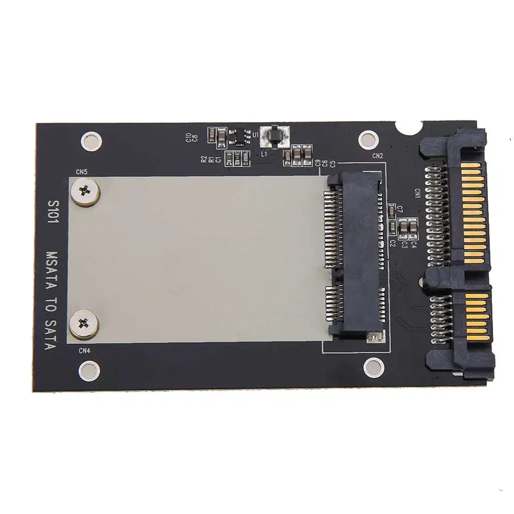 Новинка 50 мм Маленькая плата Msata Ssd до 2 5 дюймов Sata диск конвертер адаптер для