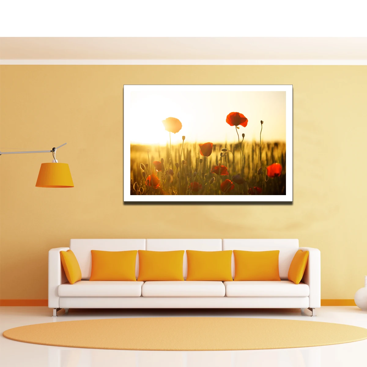 Poppy Flower холст Художественная живопись постер гостиная картина настенный