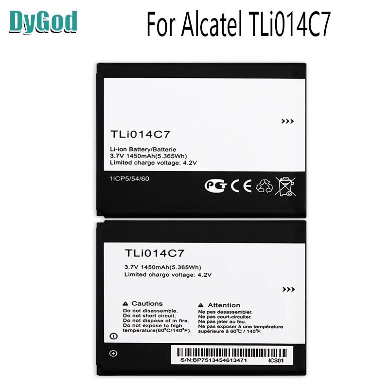 Аккумулятор 1450mAh TLi014C7 для ALCATEL onetouch Pixi First 4024D 4 0 &quotTLi014C7 1ICP5/54/60|Аккумуляторы