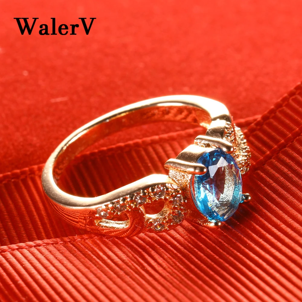 WalerV новые модные очаровательные ювелирные изделия для женщин золотого цвета