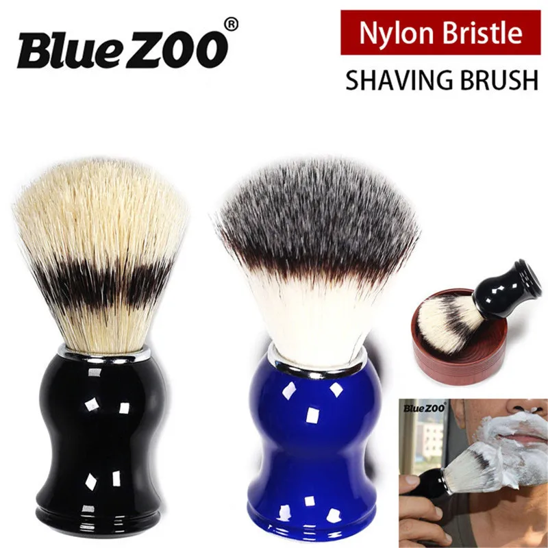 Мужская чистая щетина кабана съемная щетка для бритья бороды чистки всех типов