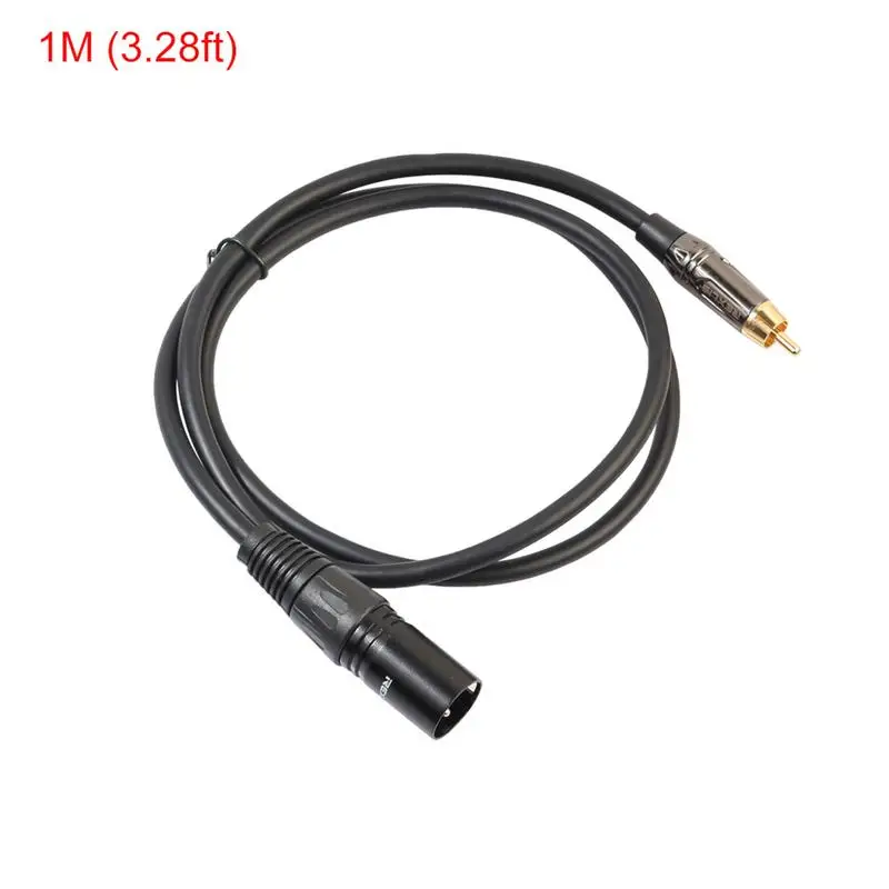 3Pin XLR штекер в один RCA аудио свинец/сигнал/патч линия Mic миксер кабель конвертер| |