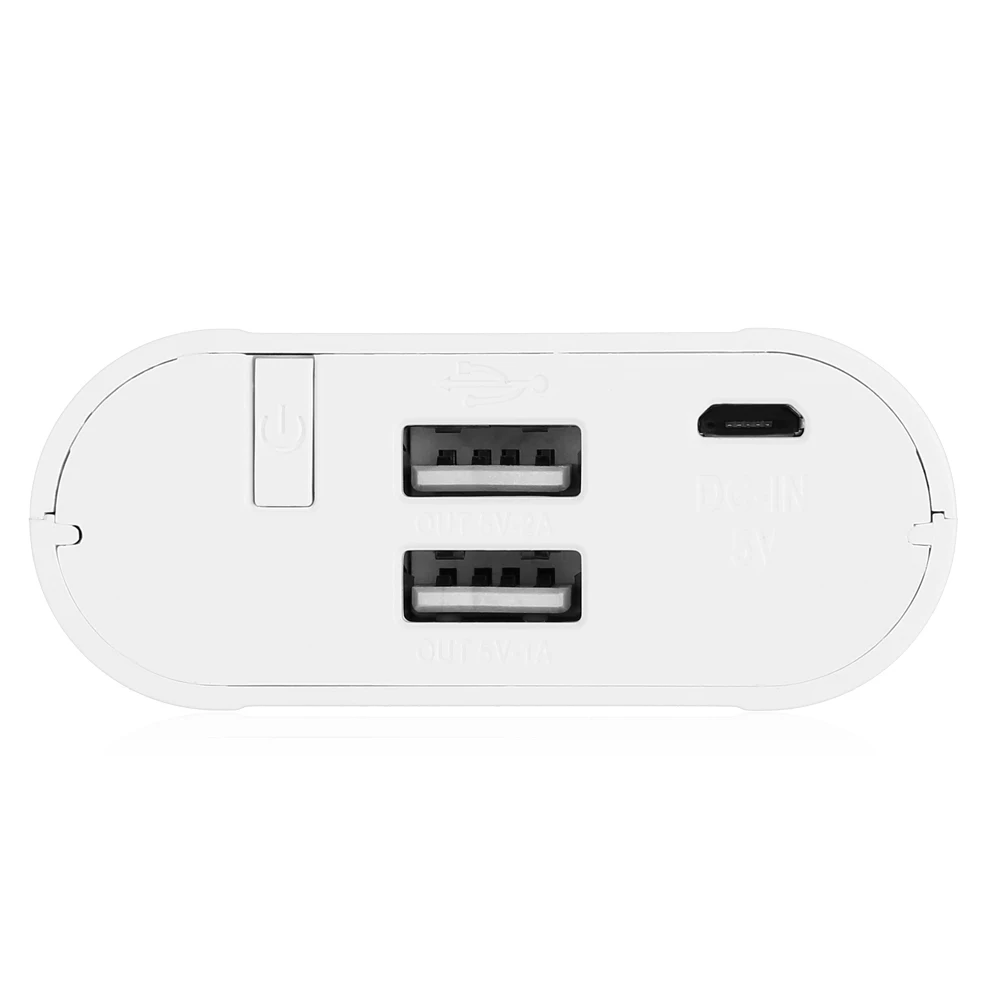 TOMO P3 Мощность мобильные аккумуляторы Dual USB Зарядное устройство чехол для 18650