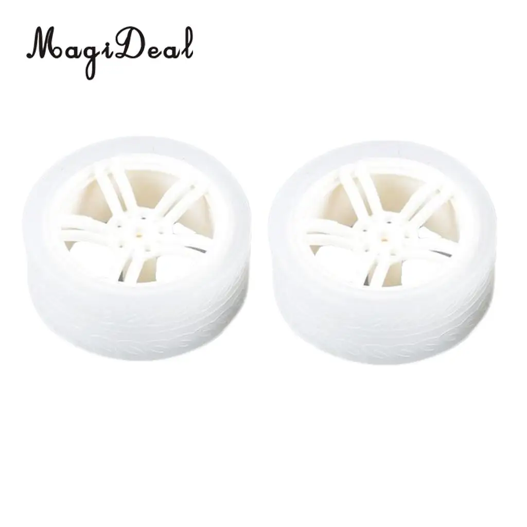 Magiideal 2 шт. DIY резиновые пластиковые шины для колесных шин смарт колёса