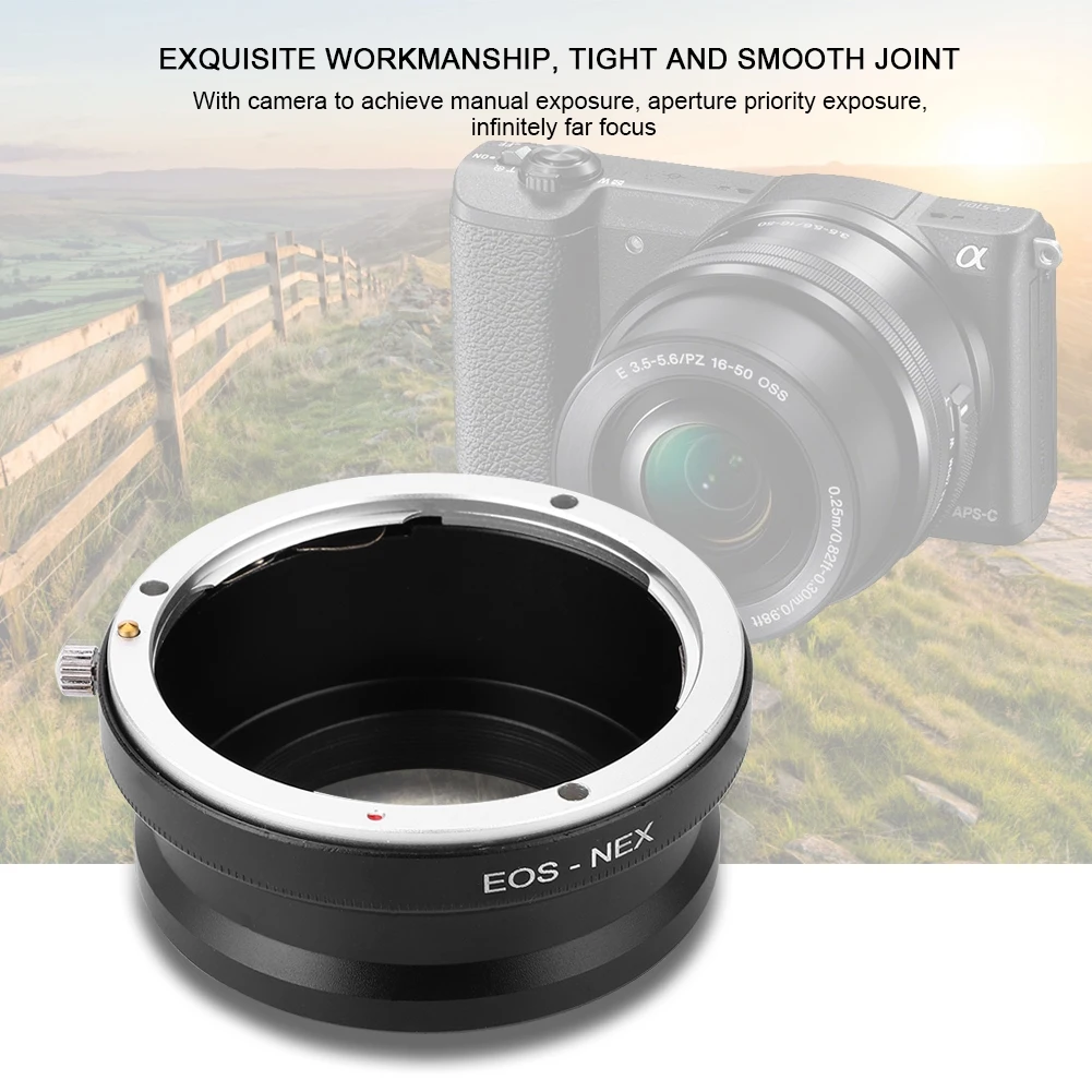 Переходное кольцо для объектива Canon EOS Sony NEX Mount Camera Infinity Focus|Адаптеры объектива| |