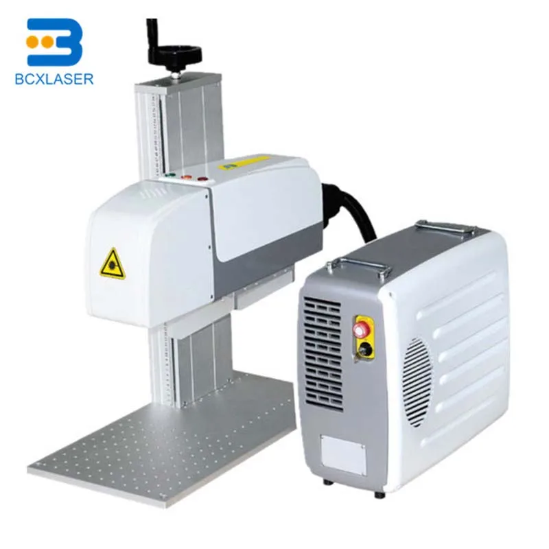 Chinese factory fiber laser marking machine with stainless steel work table