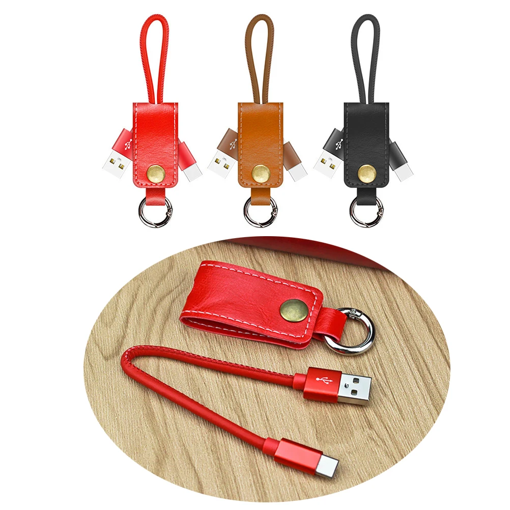 3 шт. USB кабель type C брелок для ключей металлический зарядка с синхронизацией