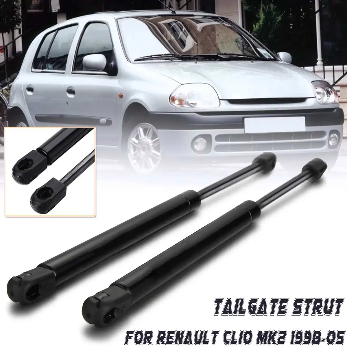 1 пара амортизаторы задней двери багажника для Renault Clio MK2 1998 2005 хэтчбек|Крепежные