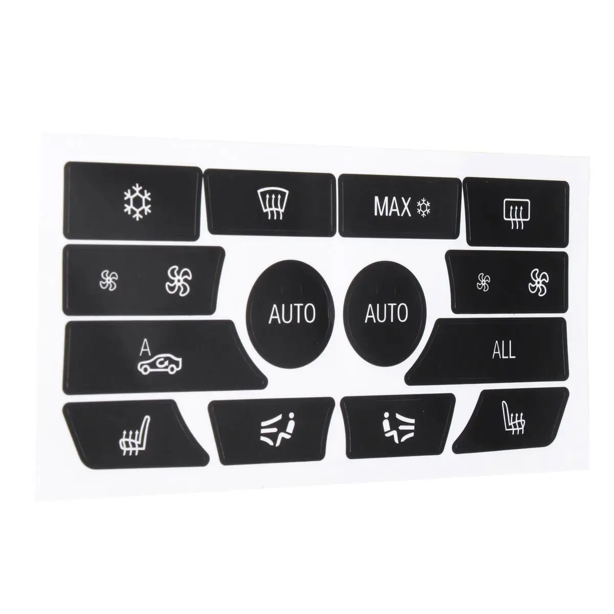 Автомобильная наклейка на кнопку для BMW Dash панель климат контроля кнопка ремонта