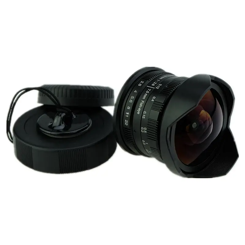 7 5 мм F2.8 ручной Fisheye объектив для цифровой фотокамеры Fuji Камера X-T2 X-T10 X-E1 X-E2 X-A2 |